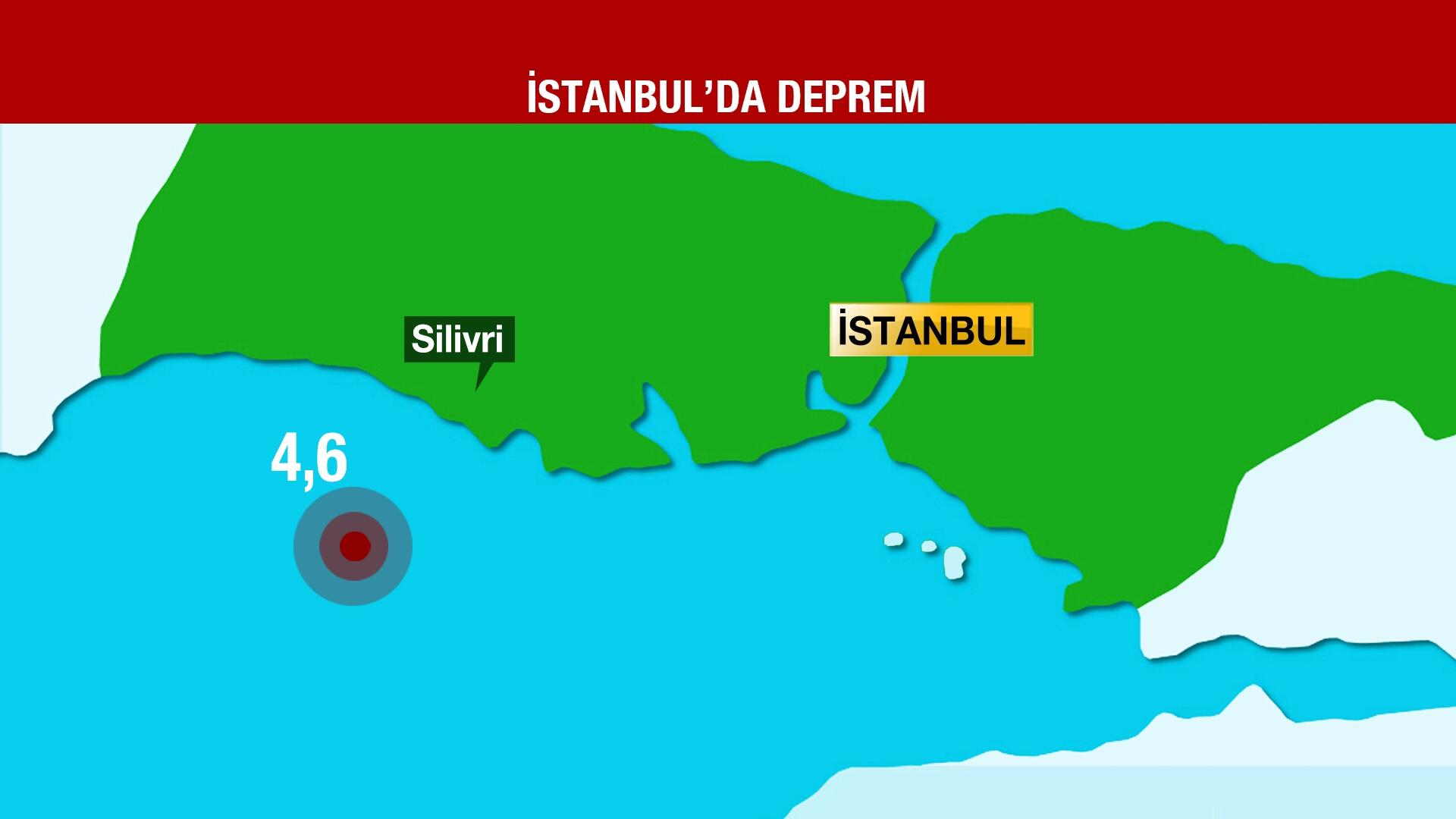 هزة أرضية في اسطنبول بقوة 4.7 على مقياس ريختر