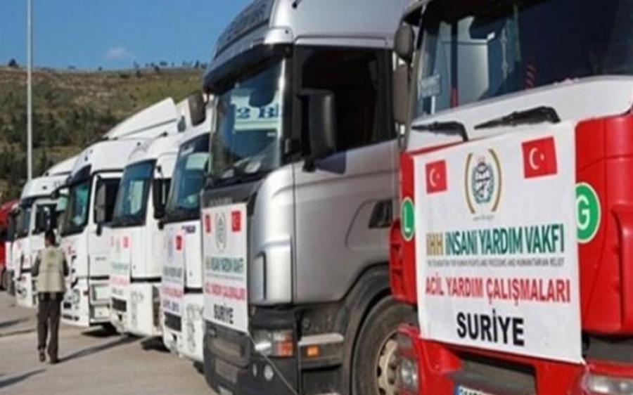 IHH التركية تواصل إرسال المساعدات الإنسانية إلى سوريا