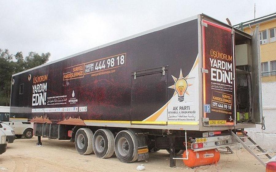 بلدية إسطنبول تنتهي من جمع تبرعات للاجئين السوريين بلغت 134 شاحنة