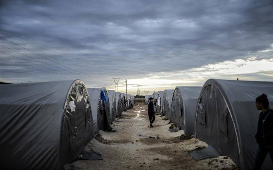 انتهاء التحضيرات لافتتاح أكبر مخيم للاجئين السوريين في تركيا