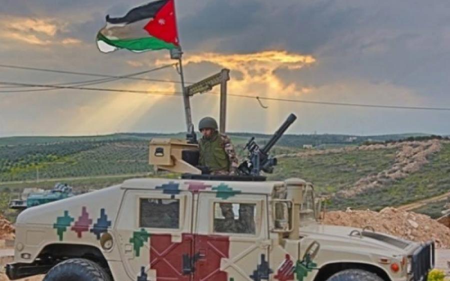 الجيش الأردني يحبط محاولة تهريب كميات كبيرة من الأسلحة من سوريا إلى الأردن 