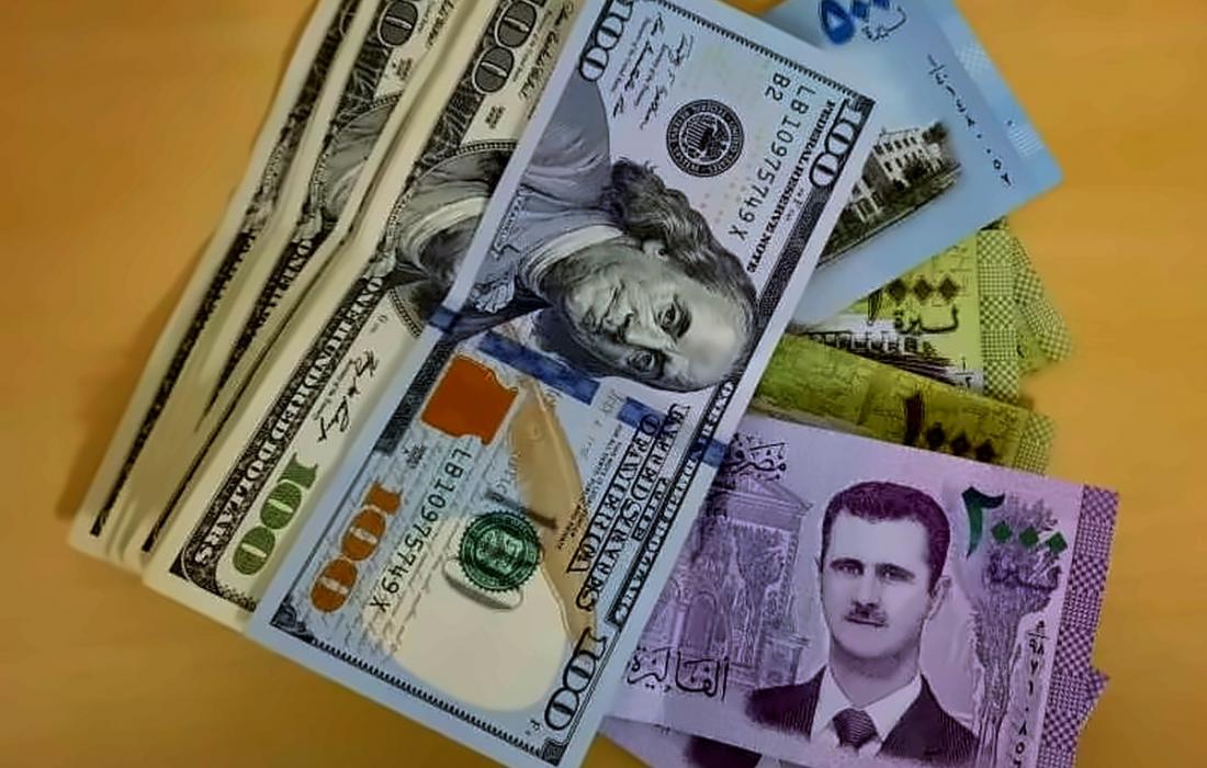 سعر صرف الليرة السورية مقابل الدولار واباقي العملات الهامة  2023-01-24