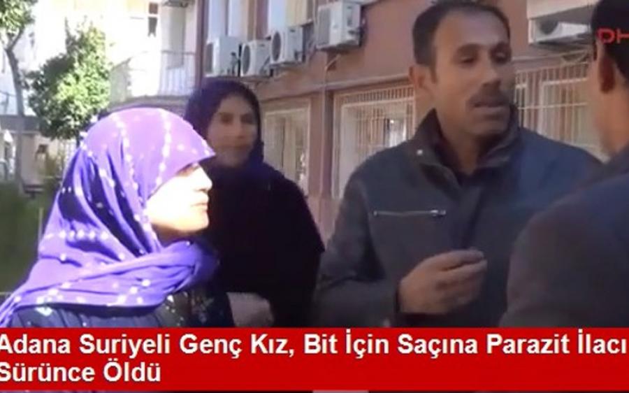 وفاة طفلة سورية في تركيا بعد استخدامها لمبيد حشري بدلاً من دواء القمل 