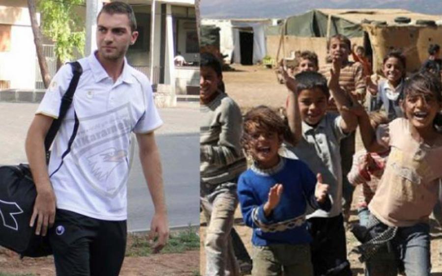 من لاعب محترف في صفوف نادي الكرامة إلى لاجئ في مخيم نيزيب التركي