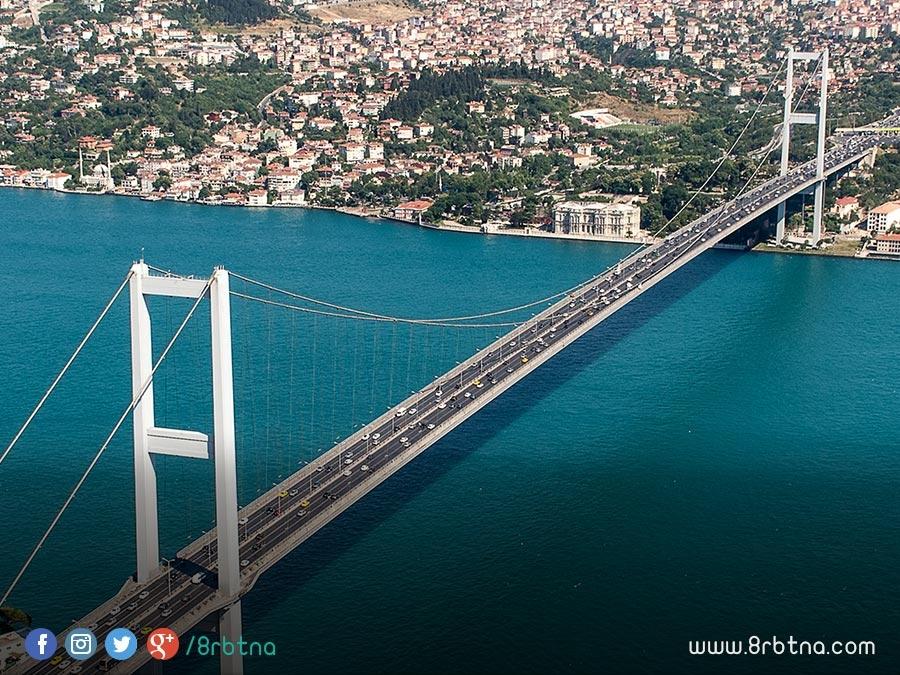 55 مترا على اكتمال جسر إسطنبول الثالث