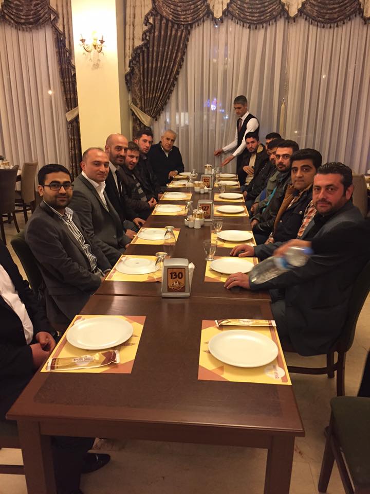 اجتماع شركة بيت الجملة مع السادة التجار في مدينة غازي عنتاب